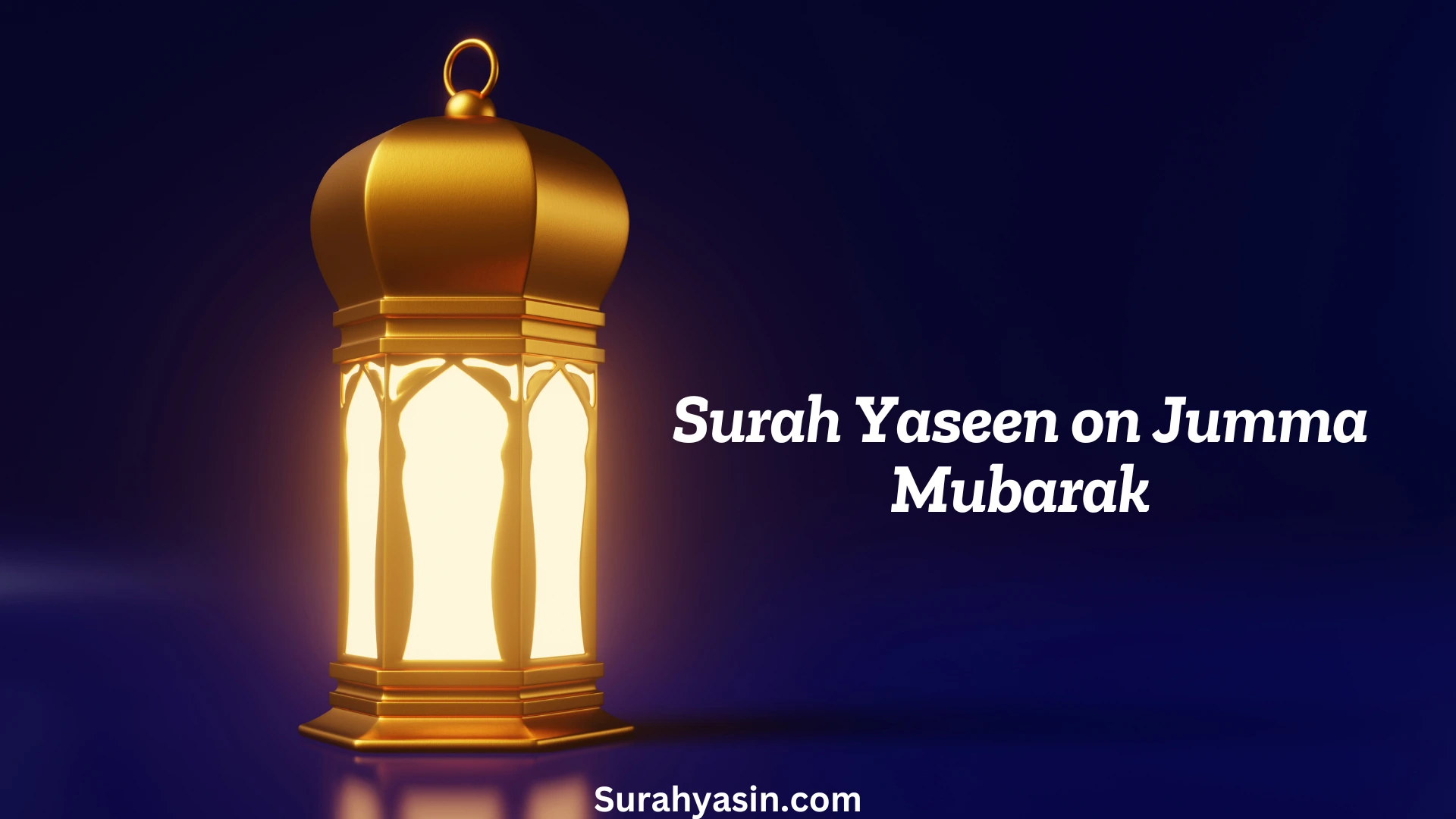 surah yaseen on jumma Mubarak