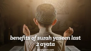 surah yaseen last 2 ayat benefits